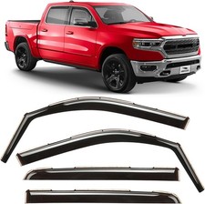 in-Channel Extra Durable Rain Guards for Trucks Dodge RAM 1500 2019-2026 Crew