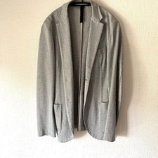 Harris Wharf London Tailored Jacket Gray Herringbone Size M