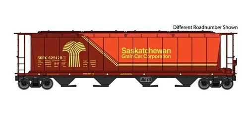 Walthers Mainline HO Scale 59' Cylindrical Hopper SASKATCHEWANSKPX #397075 | Zustand: New