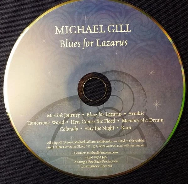 Michael Gill Blues Für Lazarus CD USA Progrock 2010 Versiegelt PRR310 - Bild 3 von 4