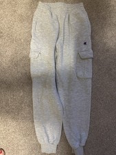 Boys Youth Size M Grey Champion Joggers with Pockets