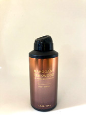 Bath  Body Works MAHOGANY TEAKWOOD Deodorizing Body Spray for Men 3.7 OZ