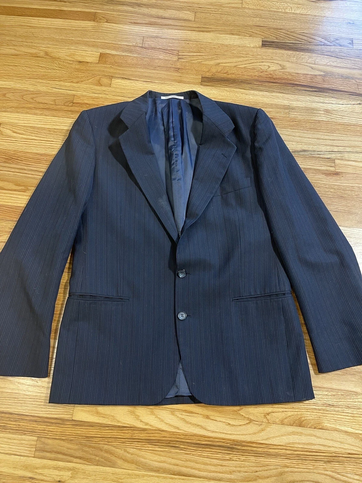 SAINT LAURENT (YSL) Giacca blazer YSL uomo blu gessato YVES SAINT LAURENT giacca tuta sportiva cappotto LEGGI
