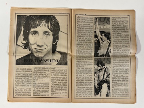 Elvis Presley 1969 Rolling Stone Magazine #37 Pete Townshend, Jefferson Airplane - Picture 5 of 15