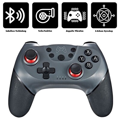 Wireless Pro CONTROLLER GAMEPAD + Ladekabel für Nintendo Switch 1 | 2 (NEU)   