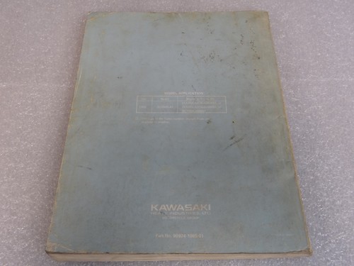 Kawasaki 99924-1065-01 Motorcycle Service Manual ZG1000 Concours GTR - Picture 2 of 5