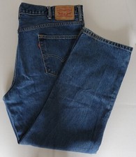 Vintage Levi’s 550 Relaxed Fit Jeans Blue Denim Red Tag Mens Size 42X32 USA Made