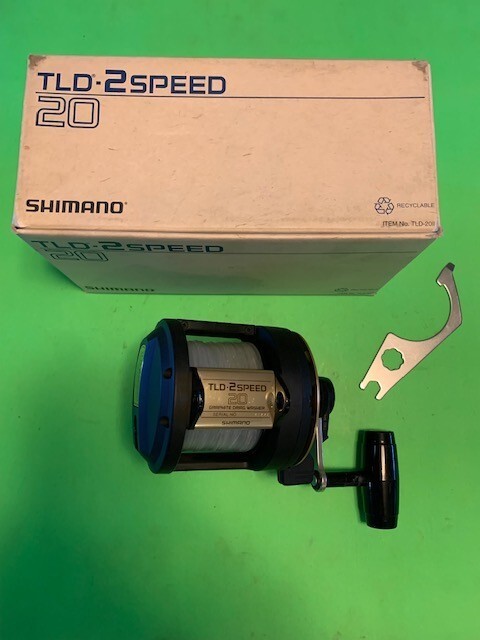 SHIMANO TLD-2SPEED リール Shimano TLD 2SPEED 20 Reel Lever Drag Big Game Trolling Deep
