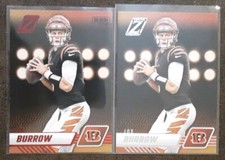 JOE BURROW lot (2) 2023 Zenith Red Zone and Base Cincinnati Bengals
