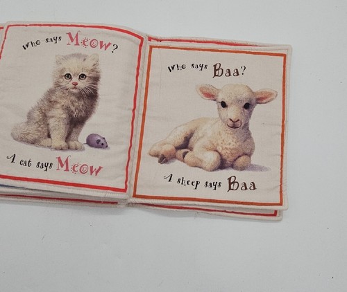 John Butler Animal sounds WHO SAYS WOOF Fabric Panel 7300 - Picture 5 of 7