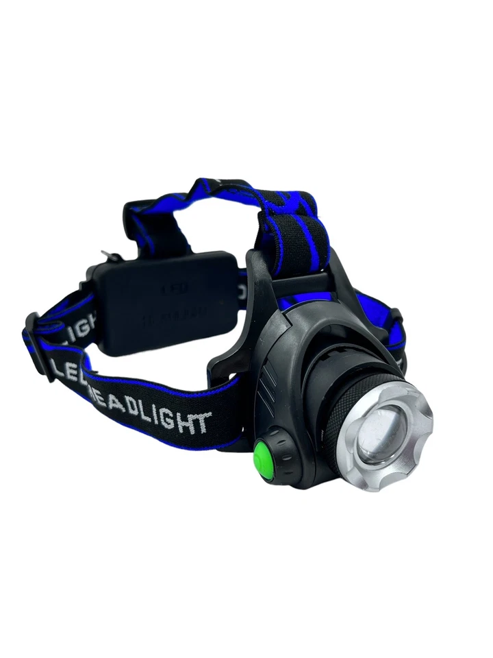 Высокой мощности Zoom светодиодный фонарь фары фонарик голова фонарь лампа рыбалки новый - Изображение 4 из 4