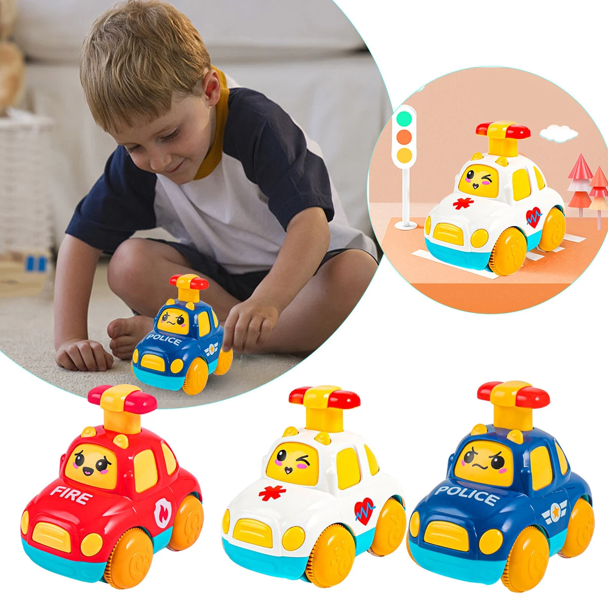 Baby Toy Car Pull Back Car Toys Press And Go Car Educational Toys For Kids  Gift