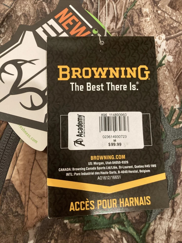 NWT Browning Camo Speed Javelin Hunting Vest Men's (M) Medium ($99 Retail) - Image 4 of 4