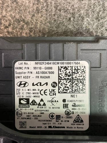 🚗 Hyundai Ioniq 5 Cruise Control Radar Sensor 🚗 - Picture 13 of 15