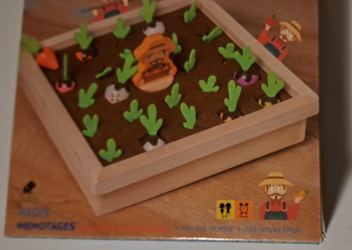 MEMOTAGES BRAND WOOD GAMES VEGETABLE MEMORY GAME - Picture 3 of 9