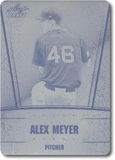 ALEX MEYER 2011 Leaf Draft Rookie Card Press Plate RC NATIONALS 1/1