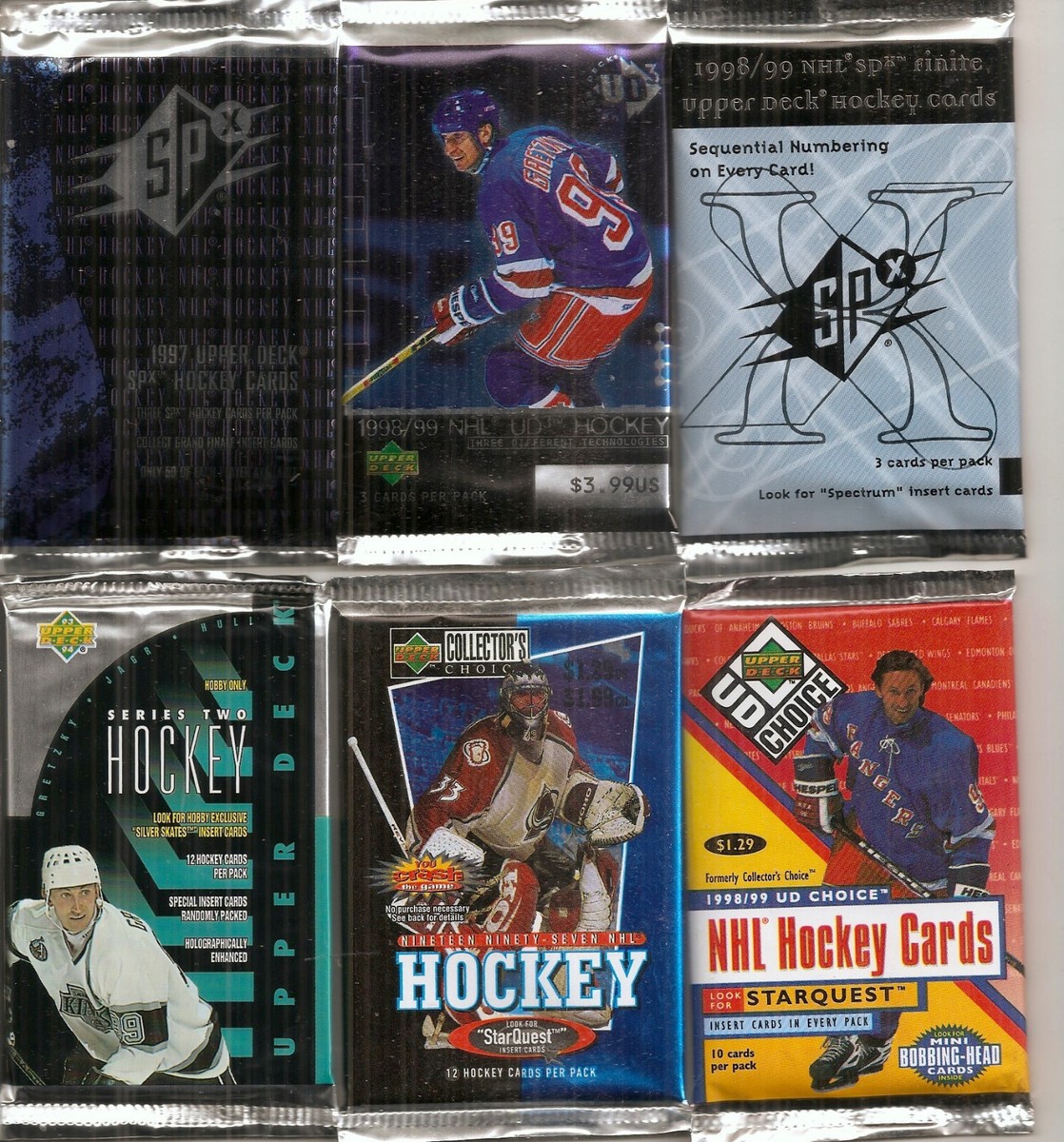 Upper Deck Topps Fleer Hockey Factory Sealed Pack - Choose