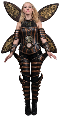 Ghoulish Productions Steampunk Fairy Halloween Costume & Cosplay Horror |  eBay