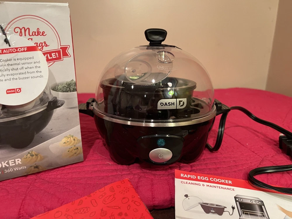 DASH Rapid Egg Cooker 6-Capacity Electric Hard Boiled Eggs Maker 2021 Model