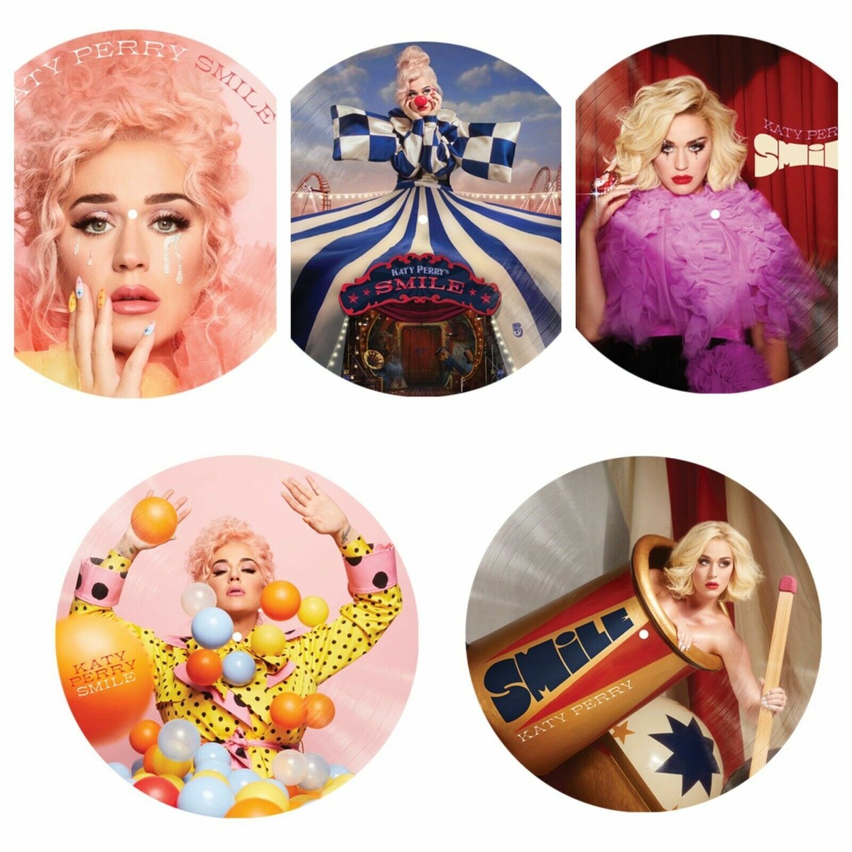 KATY PERRY SMILE - SET OF 5 ALTERNATE PICTURE DISC 12