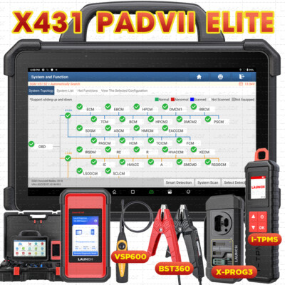 LAUNCH X431 PAD VII ELITE PAD 7 PRO Diagnostic Scanner Key Programming Coding
