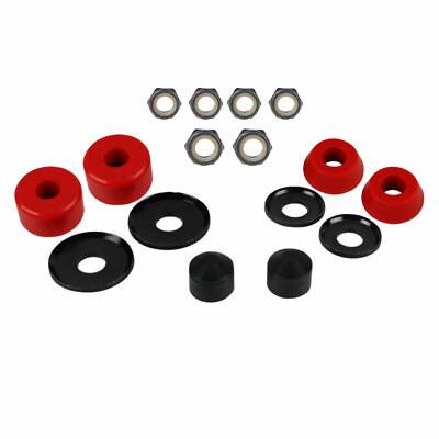 #ad Skateboard Truck Rebuild Kit 96A Bushings Washers Pivot Cups Nuts For 2 Trucks $8.75