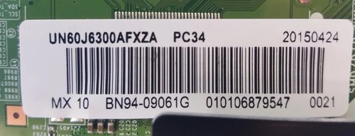 Samsung UN60J6300AFXZA BN94-09061G BN97-0931X VER;MS01 MAINBOARD 0102 7D7L - Bild 3 von 3