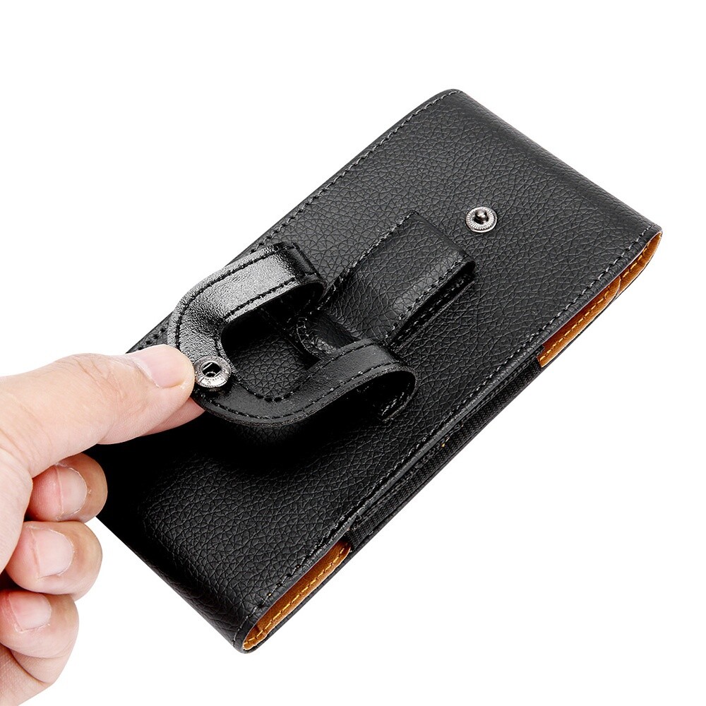 caseroxx Leather-Case with belt clip for Nokia 3310/3330 made of genuine leather, Mobile phone cover in black