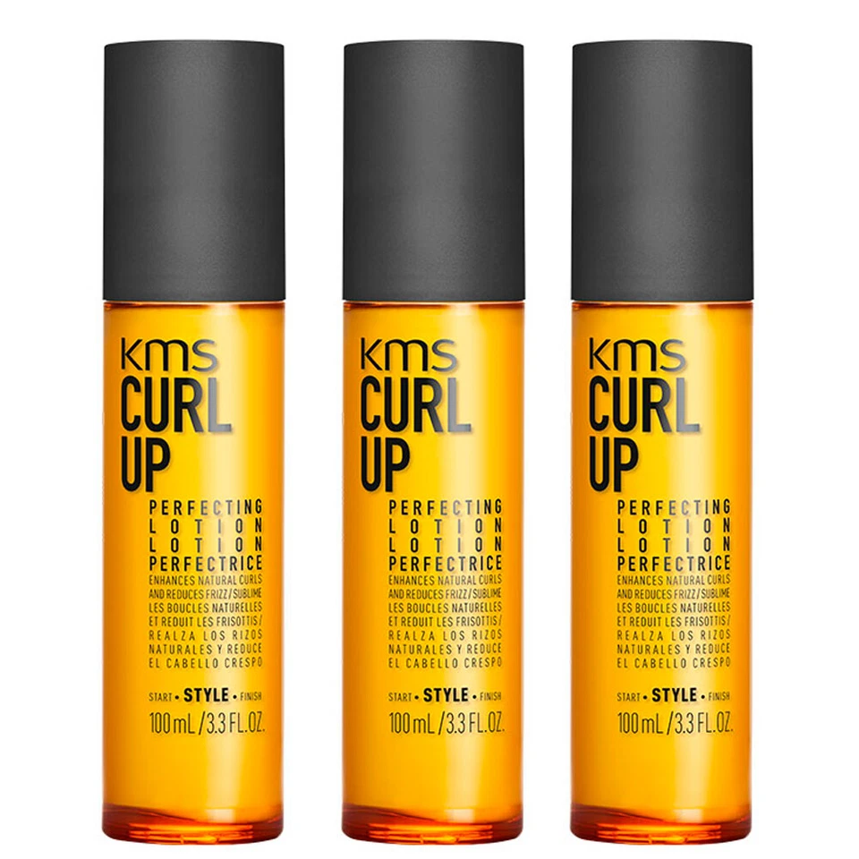 KMS CALIFORNIA KMS Curlup Perfecting Lotion 3x100ml = 300ml Locken-Lotion - kein Import