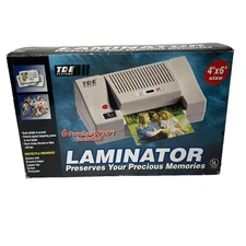 TDE Systems 4”x6” Laminator Perfect For ID’s Badges & Pictures New Open Box