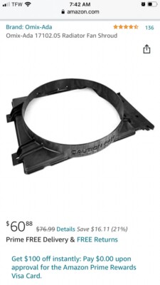 Amix-Oda fan shroud