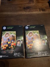 Lot of 2 HP Everyday Photo Paper Glossy 4"x 6" NEW Q8868A 100 Total