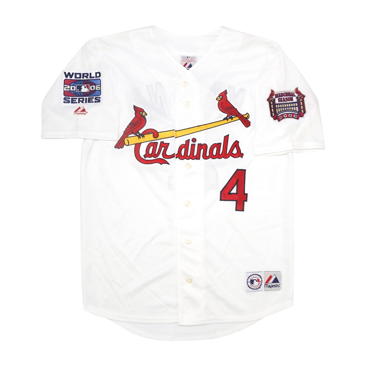 Yadier Molina St. Louis Cardinals 2006 World Series Home Jersey