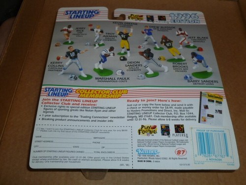 Figura Kenner 1996 alineación inicial NFL SLU Jay Novacek Dallas Cowboys - Imagen 2 de 2