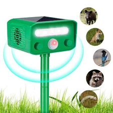 Jahy2Tech Solar Ultrasonic Animal Repellent for Yard Home with Motion Sensor