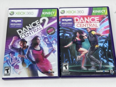 Dance Central 1&2  Microsoft Xbox 360, 2010 Kinect - Both Include Manual Tested