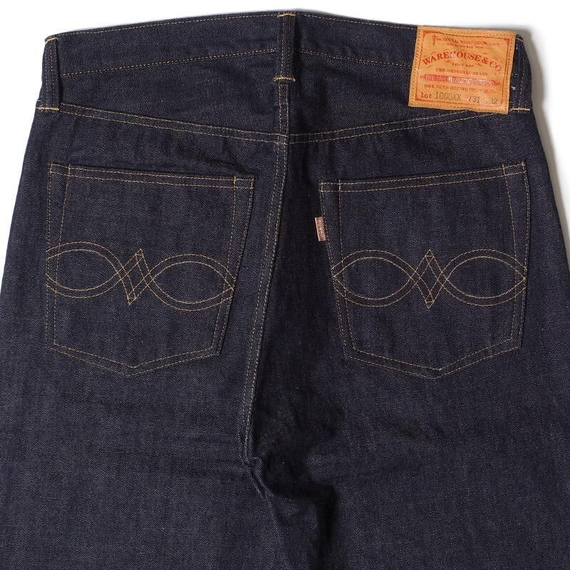 WAREHOUSE & CO. Lot 1000XX DSB Selvedge Denim DEAD STOCK BLUE MADE