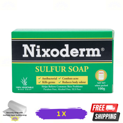 1 X Nixoderm Schwefel Seife 100g Für Problematische Haut Heilung Naturbasis