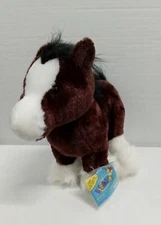 Webkinz Clydesdale Horse 9in pony with sealed unused code MWMT HM139