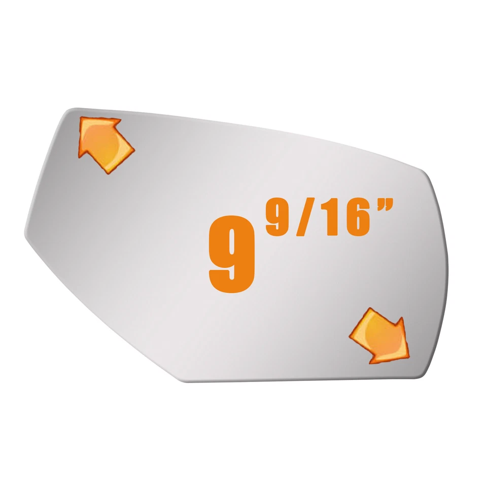 Стекло наружного зеркала подходит для 2016-2017 Gmc Sierra 1500 пассажирское правостороннее выпуклое - Изображение 2 из 4