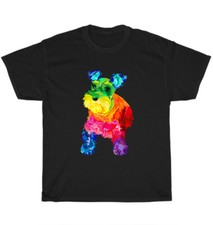 Mini Schnauzer Colorful Miniature Schnauzer Dog Lover T-Shirt