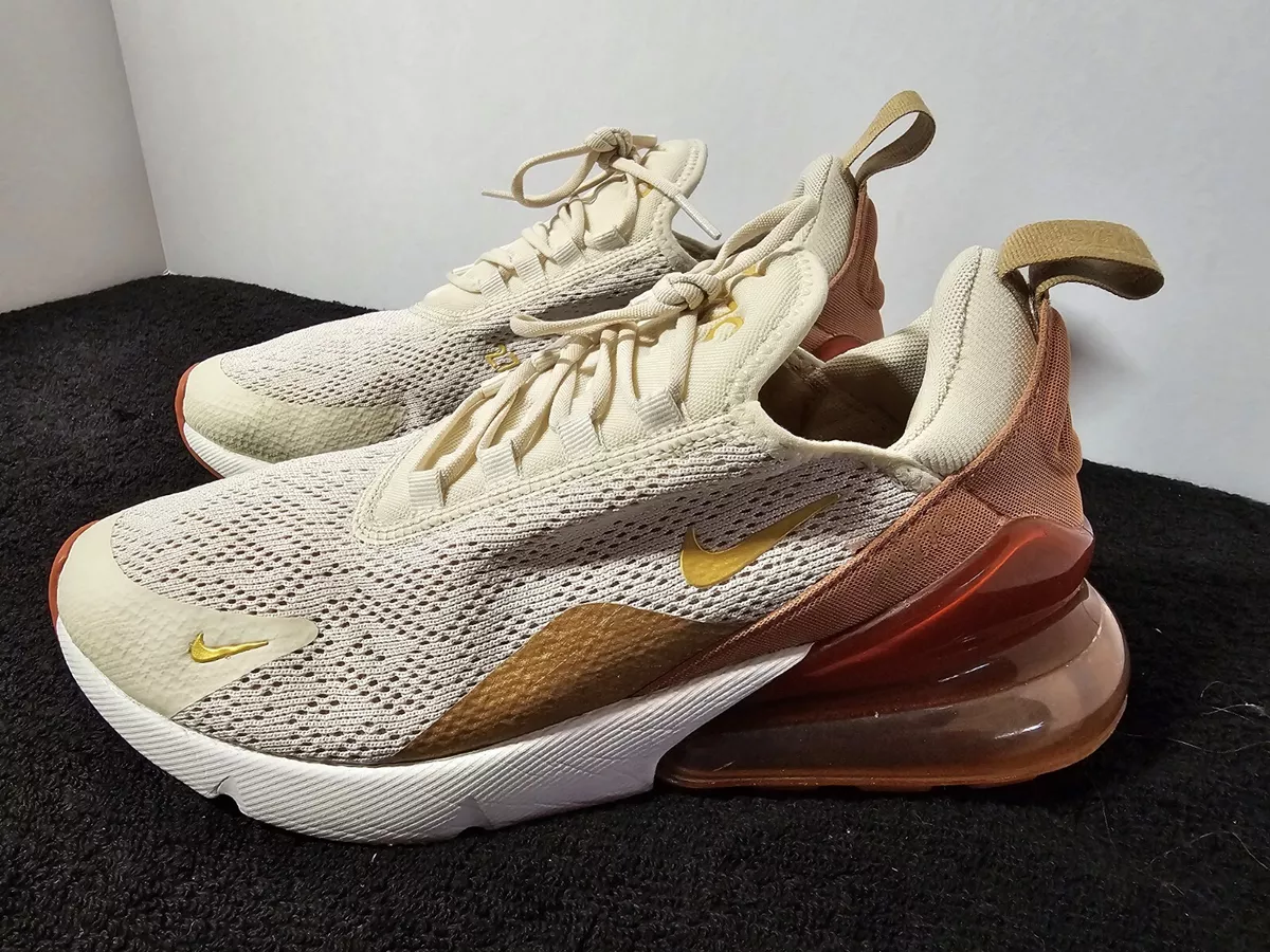 Air max clearance 270 cream gold