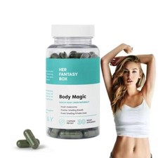 Body Magic Chlorophyll Pills For Underarms, Breath, Odor Removal Vegan Pills