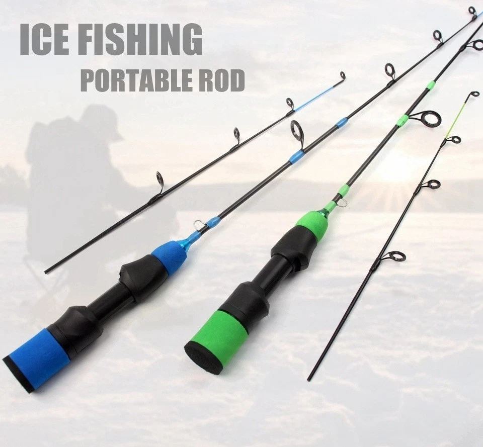 Ice Fishing Rod Carbon Fiber Fast Action Casting Spinning Travel Rod Carp 55cm - Image 3 of 4