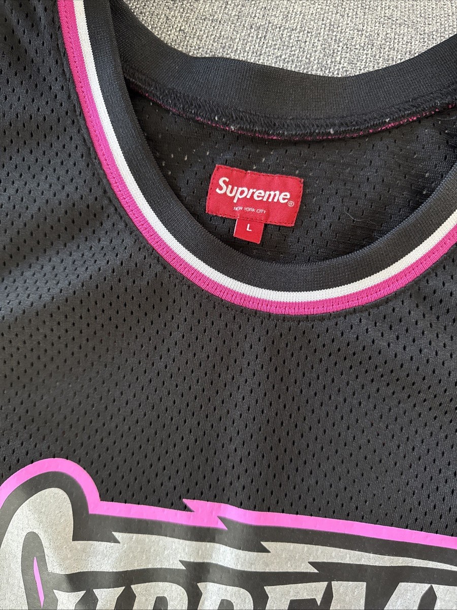 SUPREME Bolt Mens Basketball Jersey ~ Black ~ Large | eBay