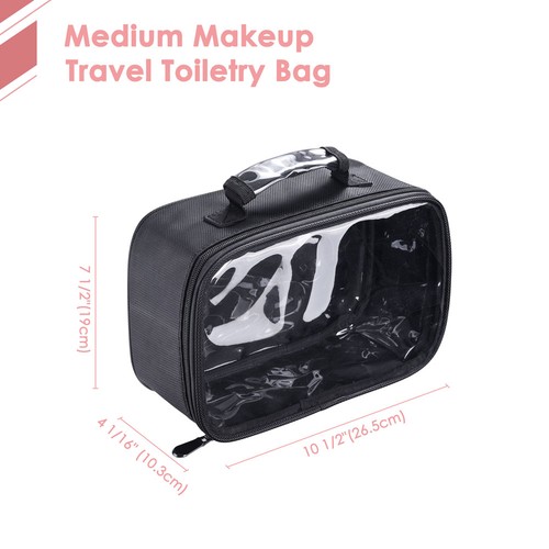 BYOOTIQUE Portable Toiletry Bag Makeup Case Cosmetic Artist Studio Travel Gift - Picture 4 of 7