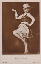 MARLENE DIETRICH Original Ross Postkarte Portrait Der Blaue Engel 1930 selten