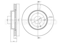 2X Metelli Bremsscheibe 23-0617 FüR Mazda