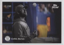 2023 Topps Black & White Background Color /49 Corbin Burnes #87