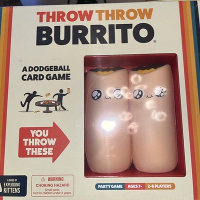 Throw Throw Burrito A Dodgeball Card Game Party Game New Sealed